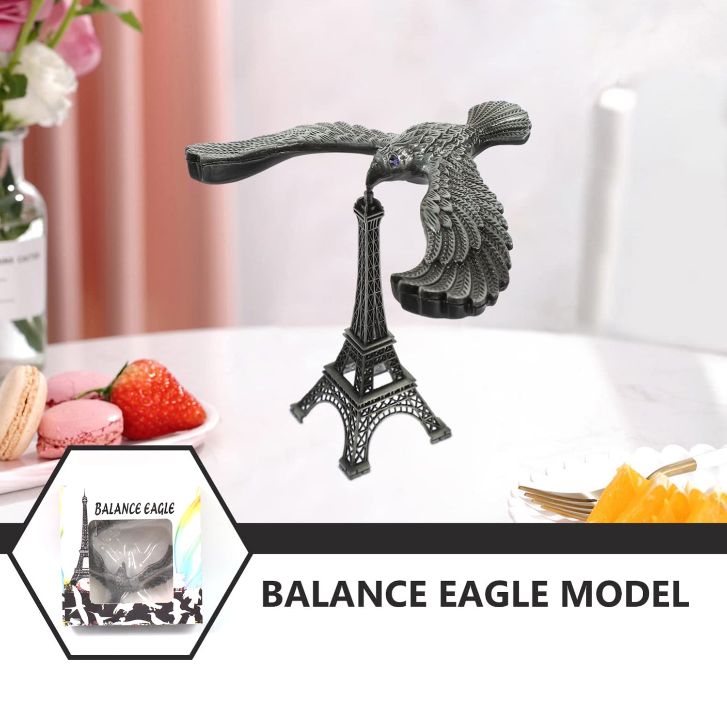 Eiffel Tower Balancing Bird Sculpture Eiffel Tower Balancing Bird Sculpture